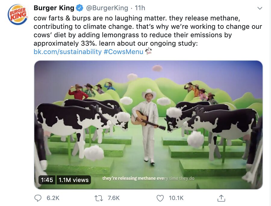 Reduced Methane Emissions Beef Whopper