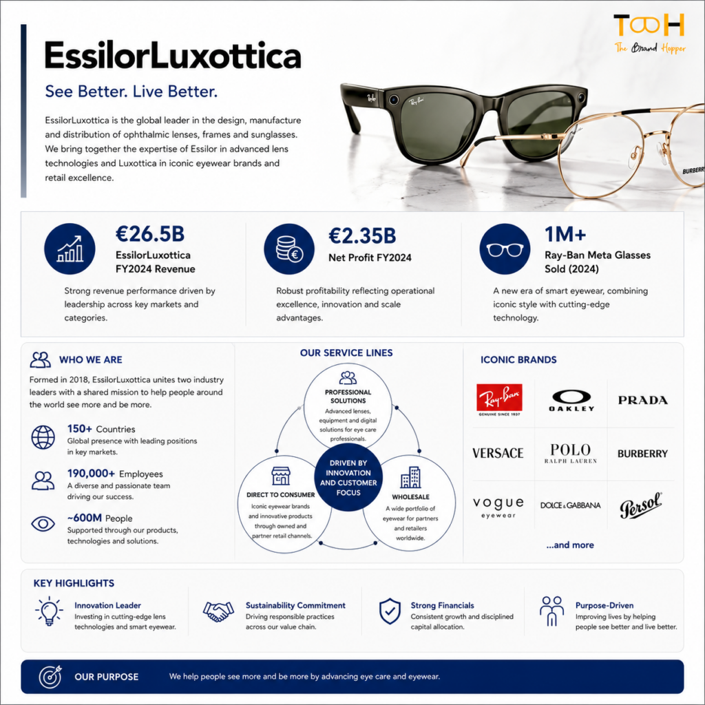 EssilorLuxottica's Profile - Who are EssilorLuxottica?