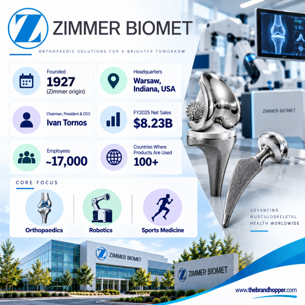 Zimmer Biomet as a competitor of Medtronic