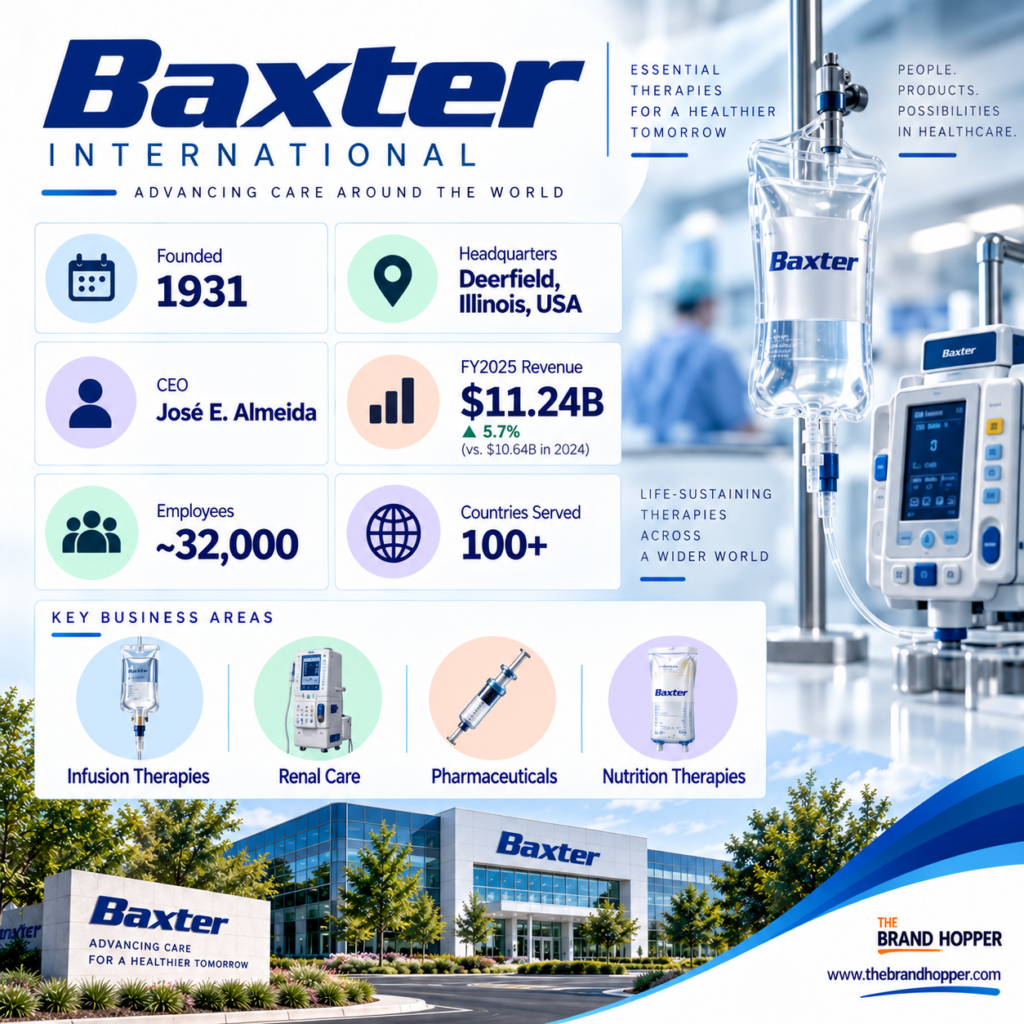 Baxter International as a competitor of Medtronic
