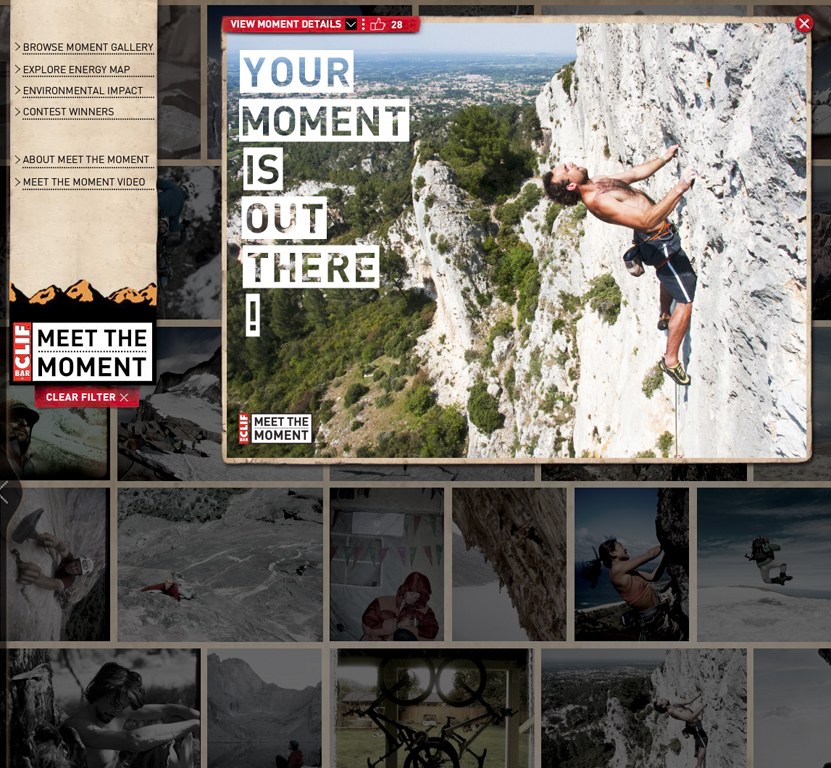 #MeetTheMoment Campaign by Clif Bar