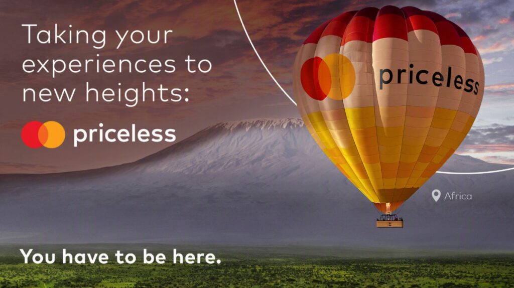 Priceless Africa 2026 travel campaign key visual