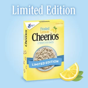 Frosted Lemon Cheerios Gluten Free Limited Edition Breakfast