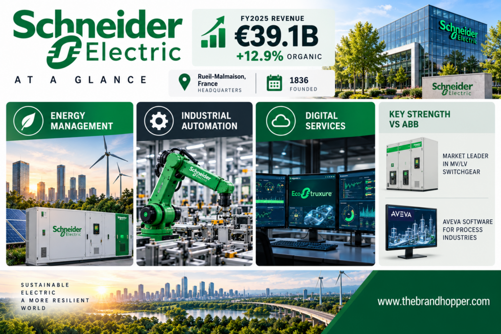 Schneider Elecabbtric as a competitor of ABB
