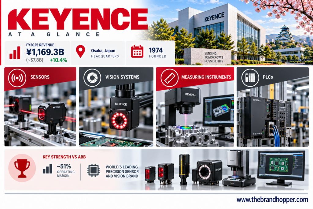 Keyence as a competitor of ABB