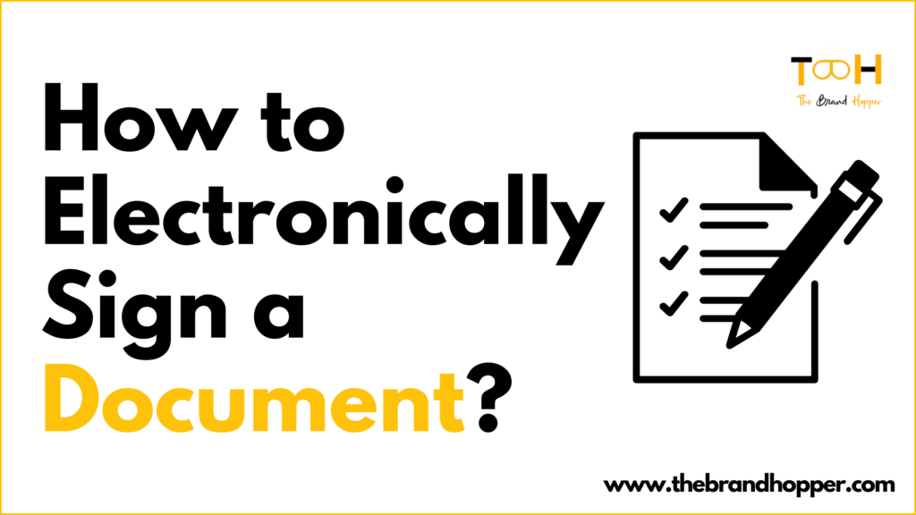 Sign a Document