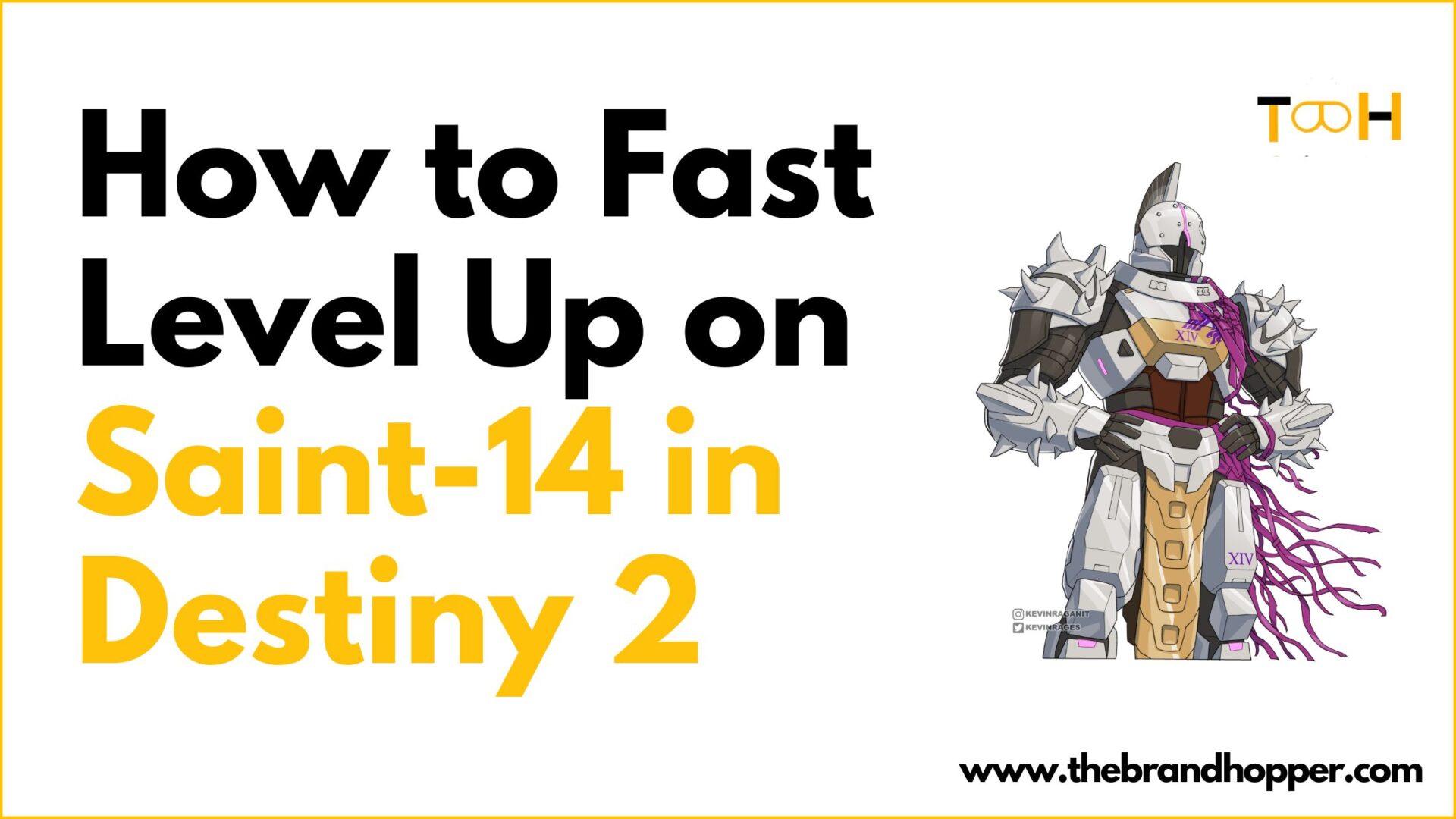 How to Fast Level Up on Saint-14 in Destiny 2