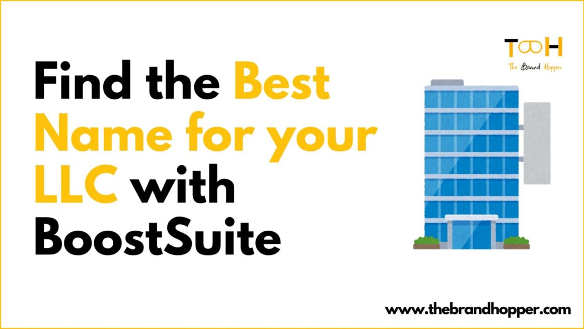 Find the best name for your LLC with BoostSuite