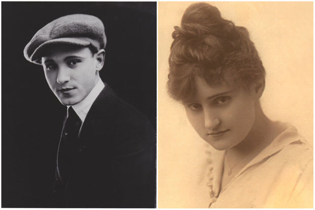 Thomas Lyle Williams (Left side) & Mabel Williams (Right side)