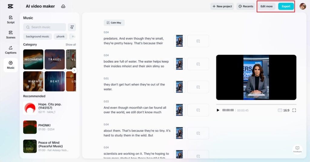 Export your tutorial or tweak it further