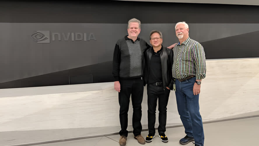 Jensen Huang, Chris Malachowsky, and Curtis Priem