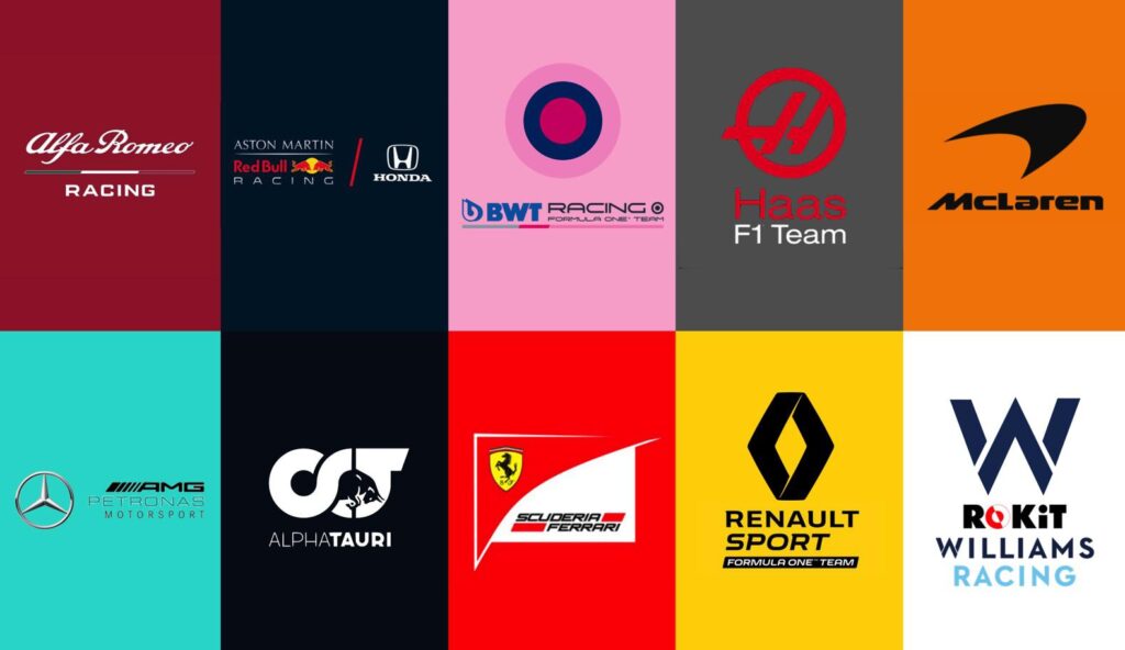 all F1 teams