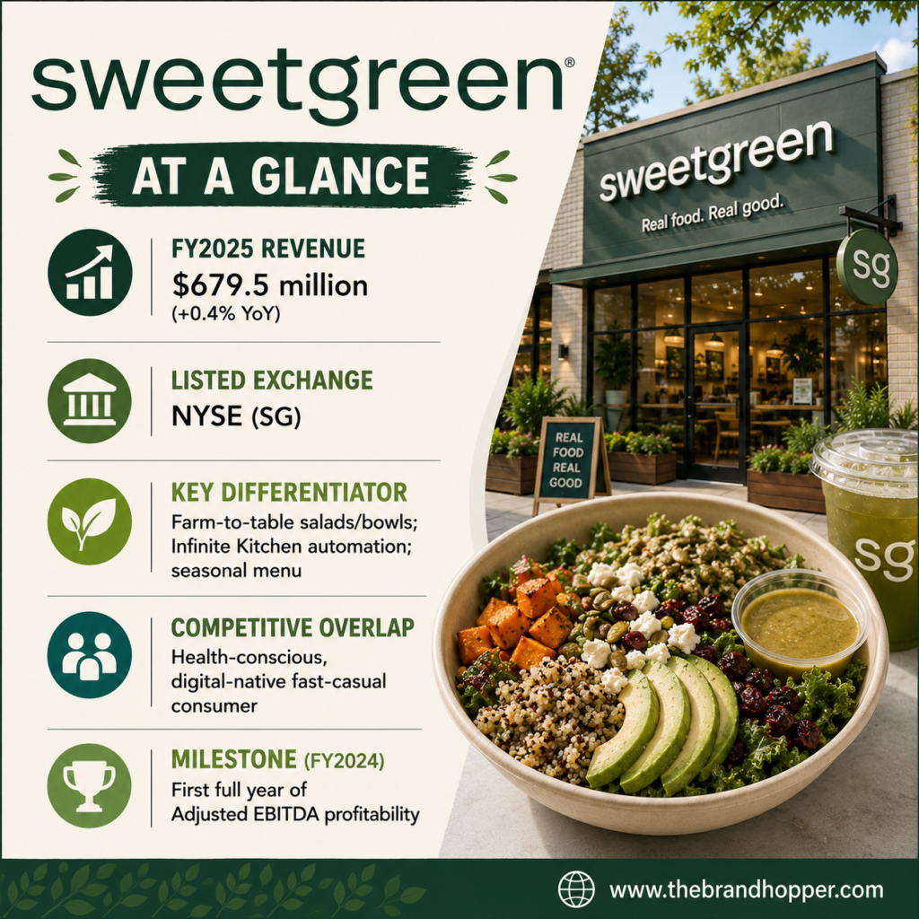 Sweetgreen as a competitor of Chipotle