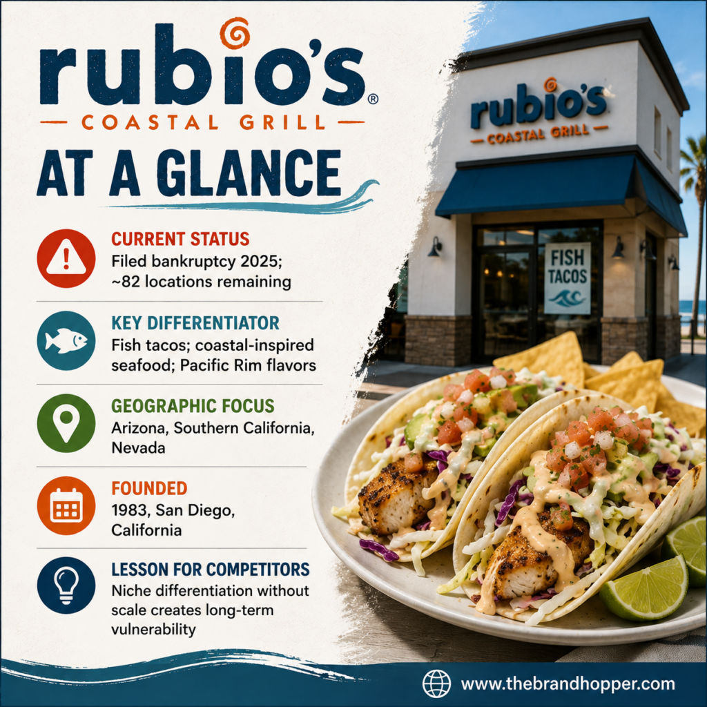 Rubio's as a competitor of Chipotle