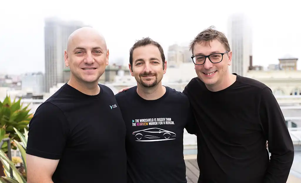 Clint Sharp, Ledion Bitincka, and Dritan Bitincka