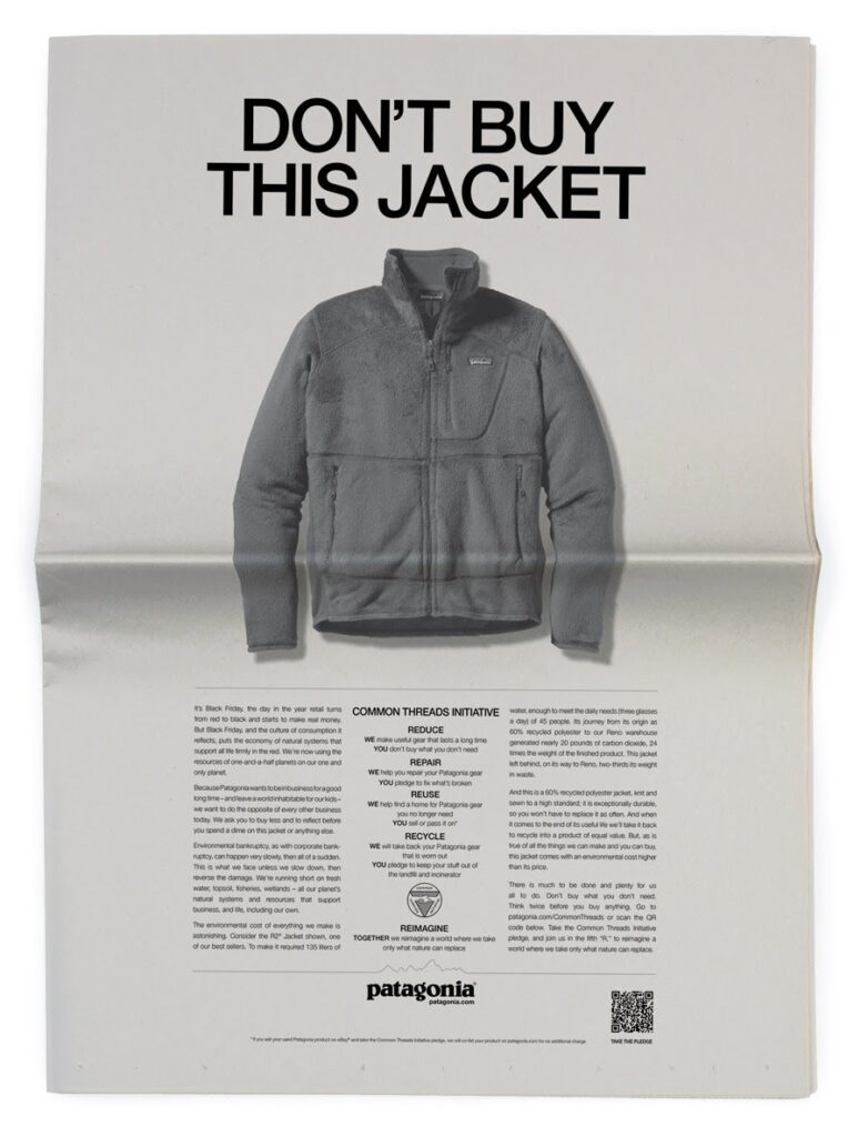 Don't Buy This Jacket NYT Campaign