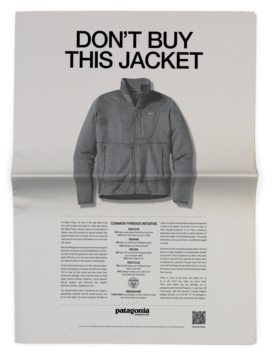A Case Study on Patagonia's "Don't Buy This Jacket" Campaign