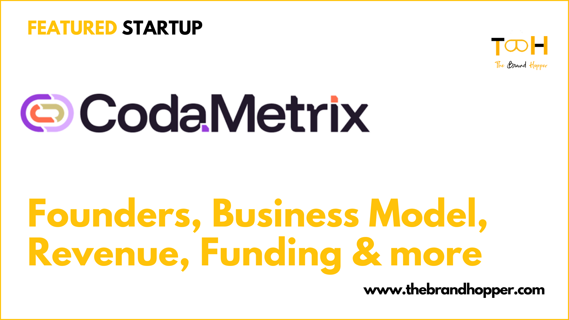 Codametrix Business Model
