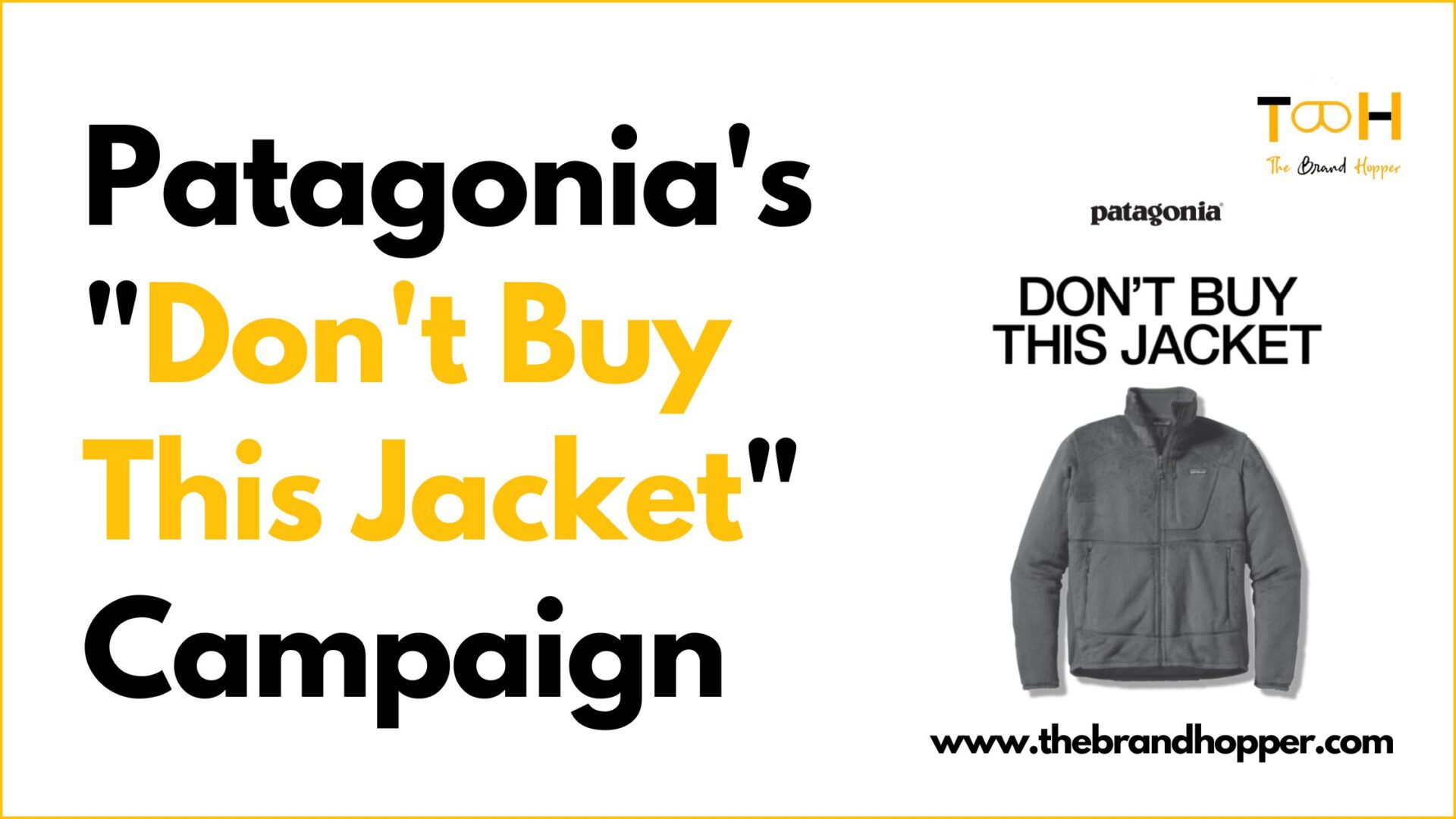 Don't Buy This Jacket