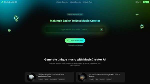MusicCreator AI