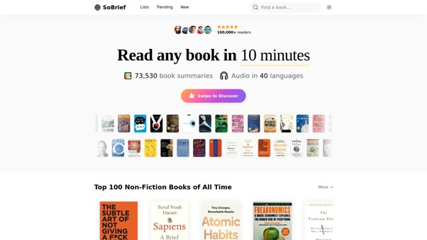SoBrief — Quick & Crisp Summaries