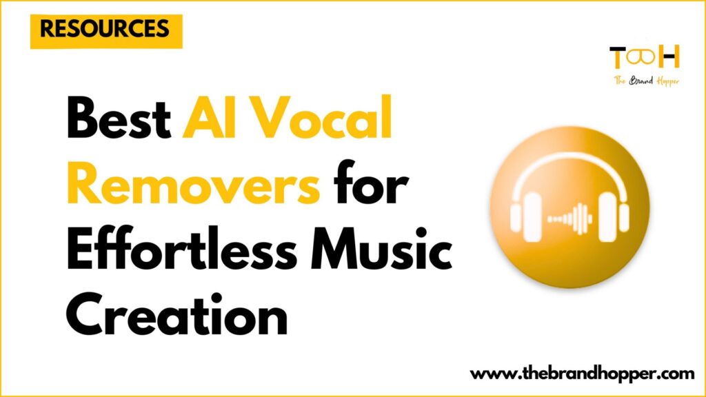 AI Vocal Removers