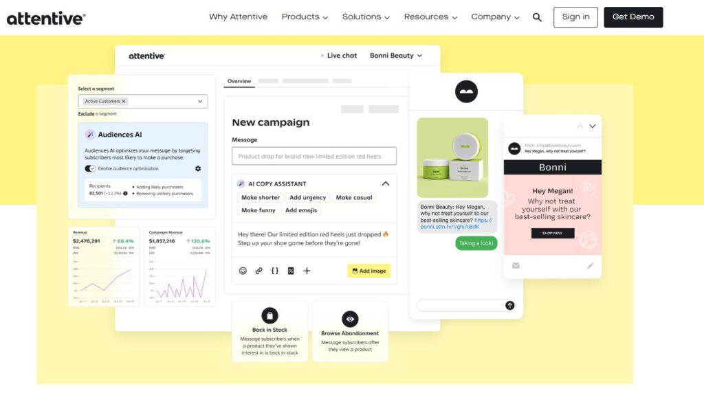 Attentive Business Model