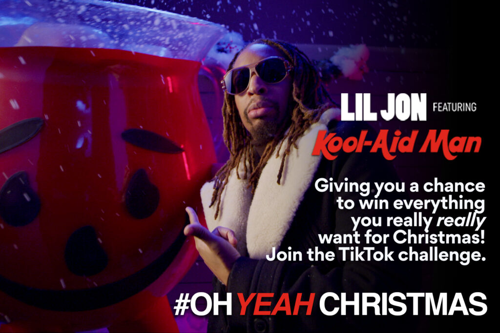 The Kool-Aid Man, Lil Jon Team Up With TikTok For An #OhYEAHChristmas
