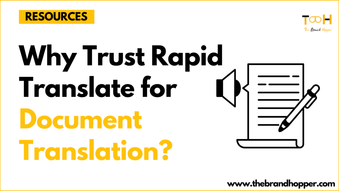 Why Clients Trust Rapid Translate for Certified Document Translation