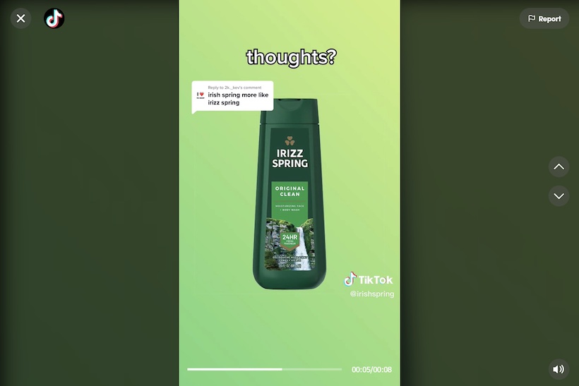 Irish Spring tries to boost its “rizz” with limited edition bottle