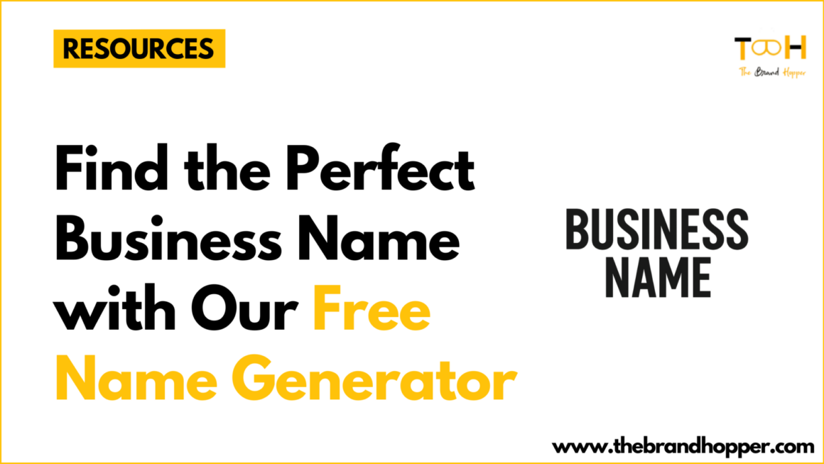 Find the Perfect Business Name with Our Free Name Generator