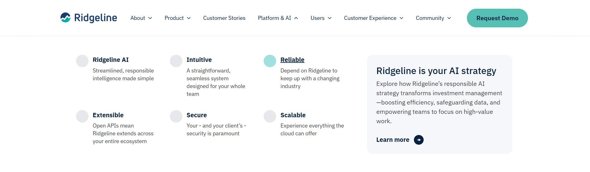 Ridgeline Products & Services