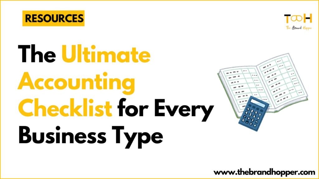 Accounting checklist