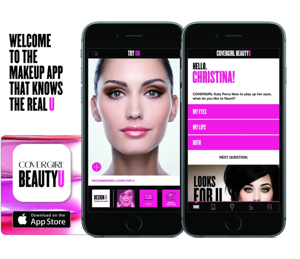 CoverGirl had even pioneered a facial-scanning BeautyU app (2016) for virtual makeovers