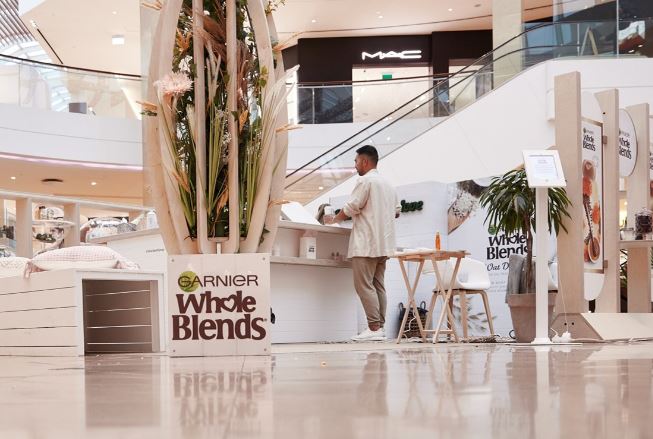 Garnier runs Whole Blends pop-up