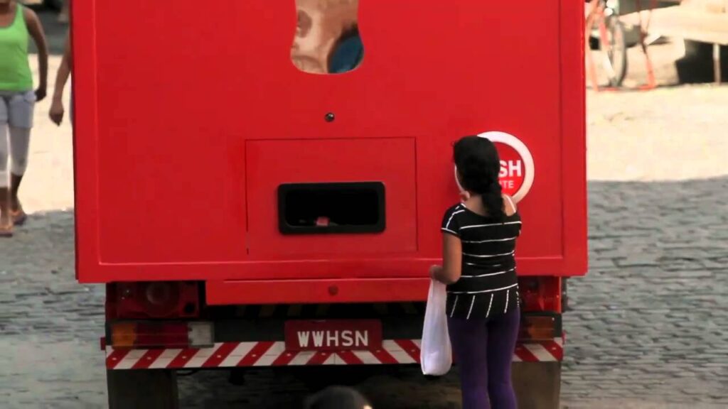 Coca Cola's Happiness Truck was an extended part of the campaign