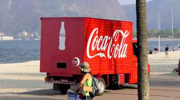 Coca Cola's Happiness Truck was an extended part of the campaign