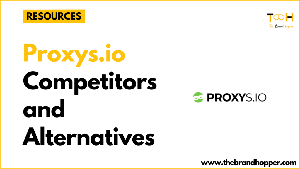Proxys.io competitors