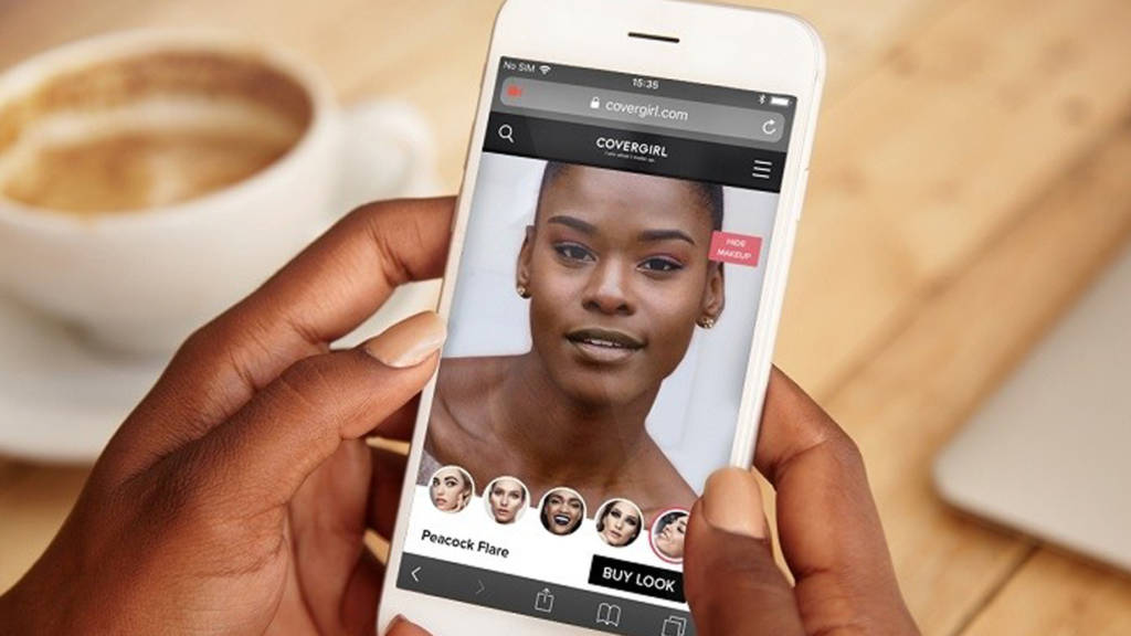 covergirl try-on feature
