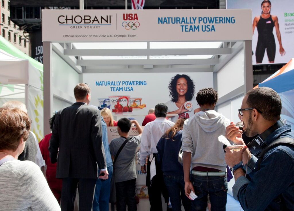 Chobani became an official sponsor of Team USA for the Olympics