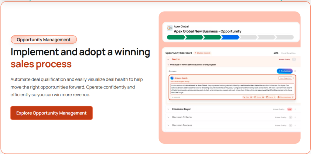 Opportunity Management by People.ai