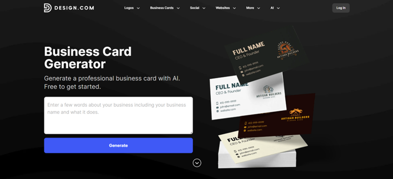 AI Business Card Generator