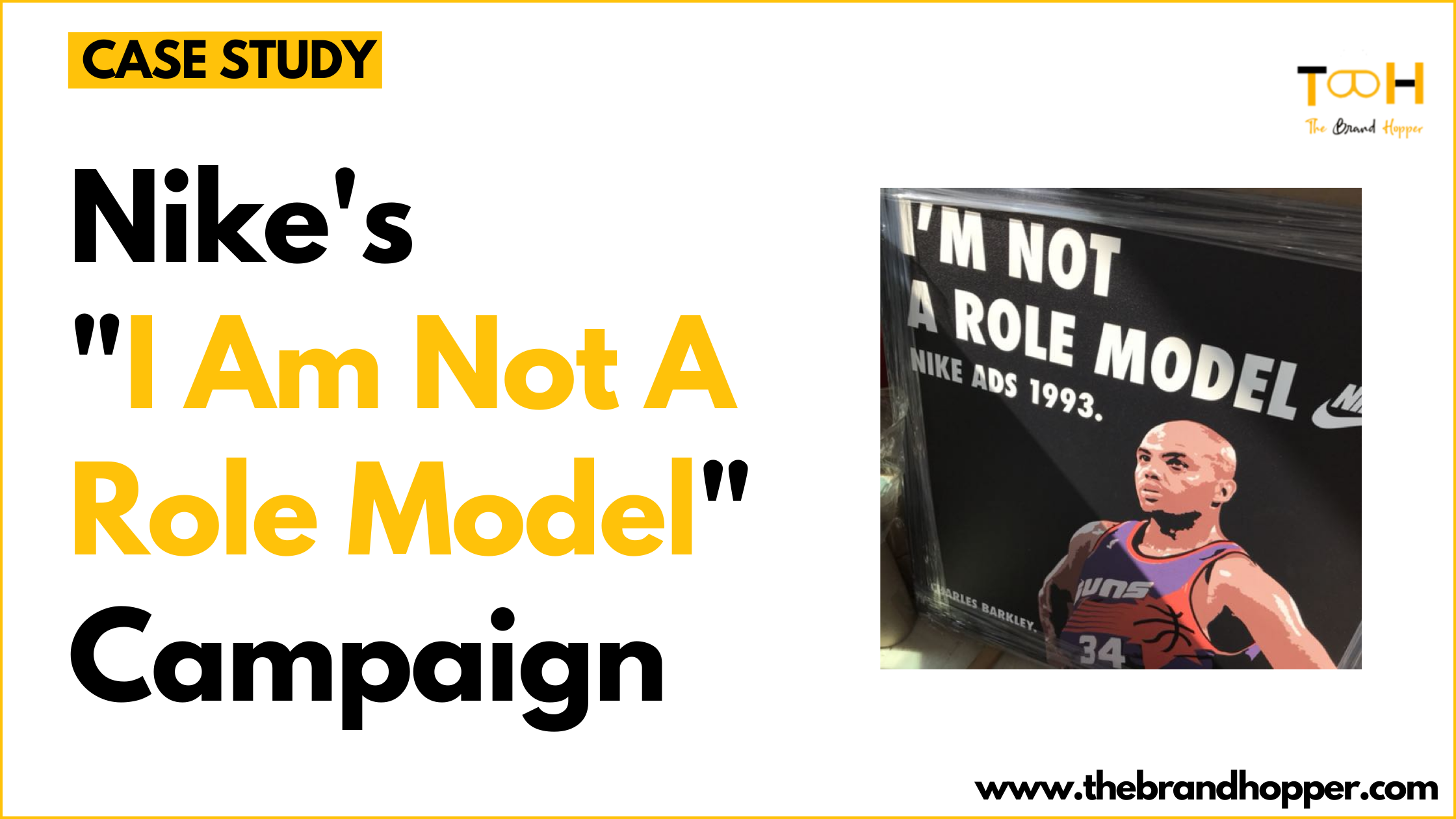 Nike's I am not a role model campaign