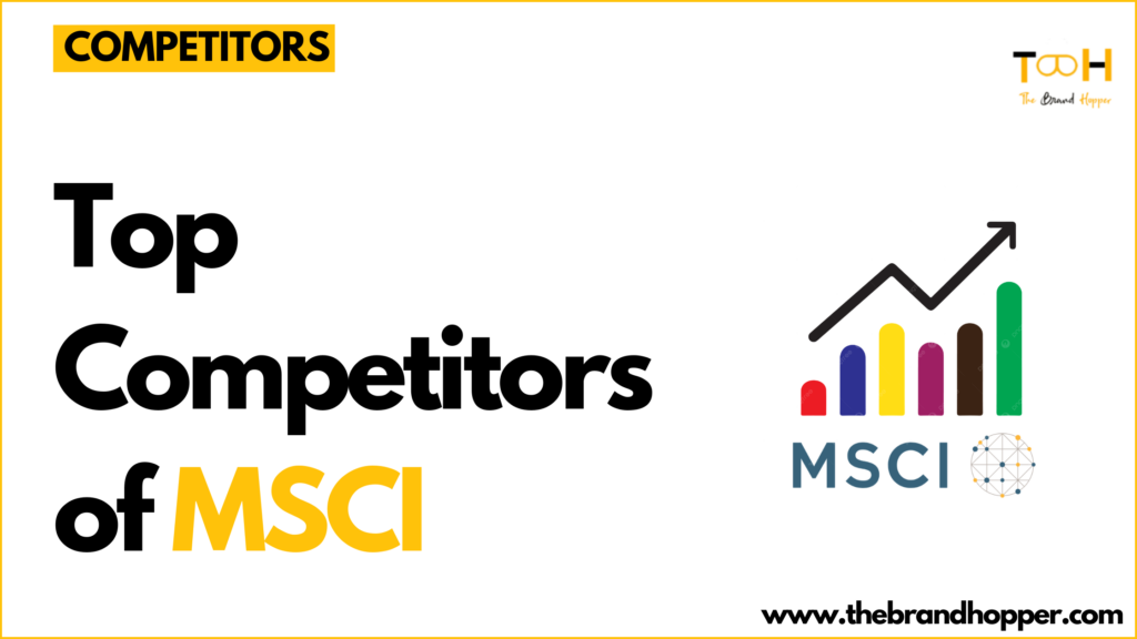 MSCI's Competitors