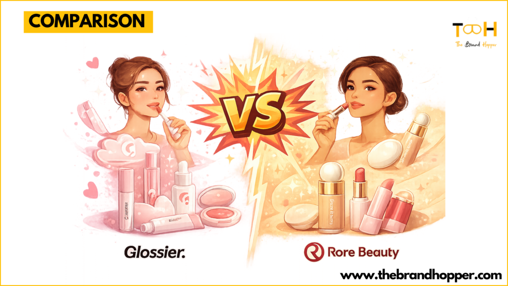 Glossier vs Rare Beauty