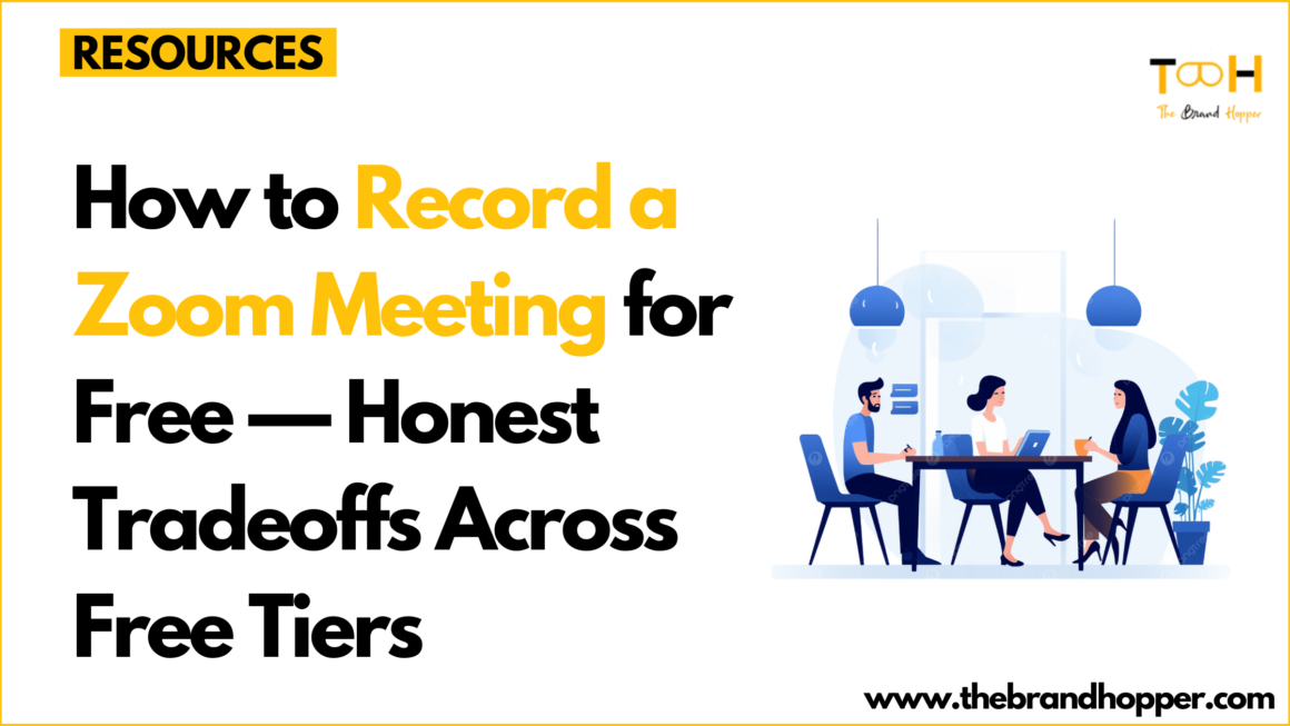 Record a Zoom Meeting