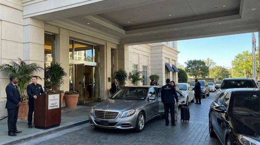 Towne Park hotel valet hospitality services website screenshot