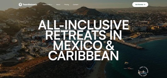 Team Retreats corporate retreat planning checklist homepage