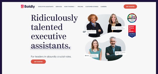 Boldly fractional executive assistants on demand