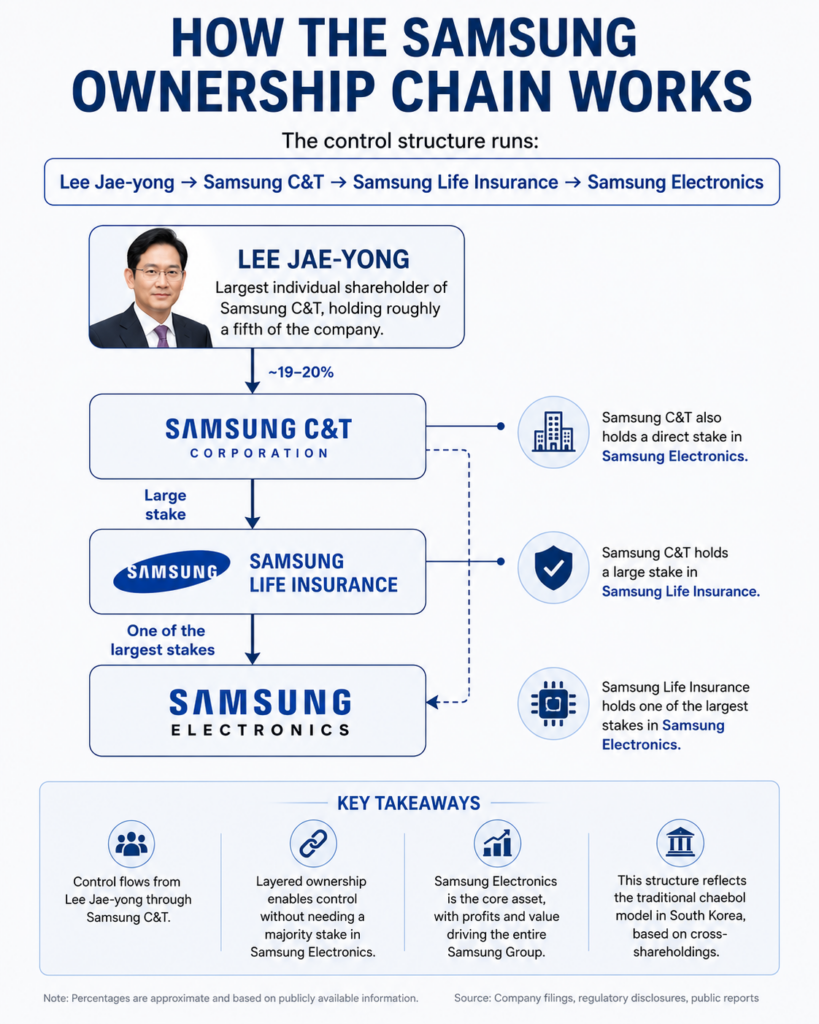 Samsung Ownership Chain